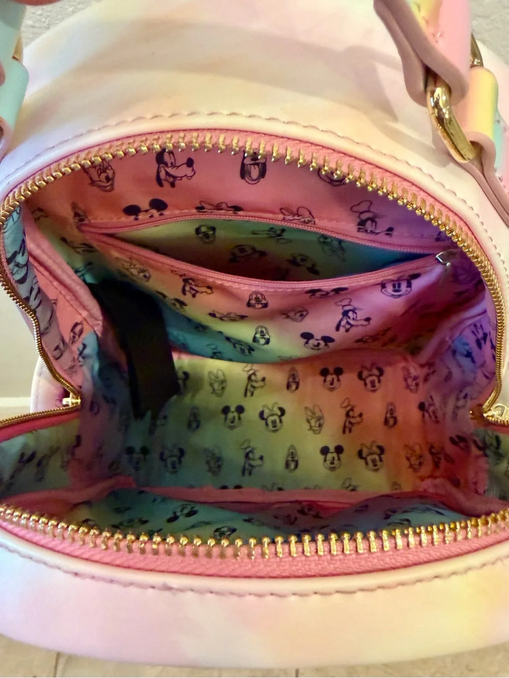 Loungefly Disney Mickey & Friends Tie Dye Mini Backpack BoxLunch Exclusive